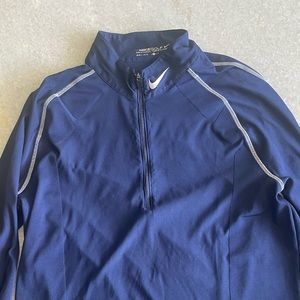 Nike Golf Dri Fit Blue Pullover Size Small